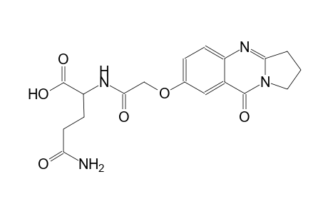 pentanoic acid, 5-amino-5-oxo-2-[[[(1,2,3,9-tetrahydro-9-oxopyrrolo[2,1-b]quinazolin-7-yl)oxy]acetyl]amino]-, (2S)-