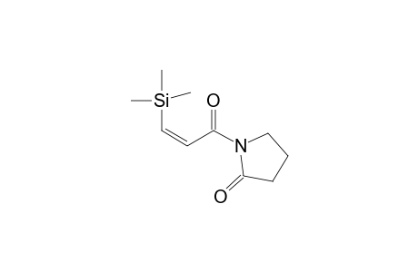 1-[(Z)-1-oxo-3-trimethylsilylprop-2-enyl]-2-pyrrolidinone