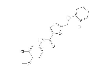 N-(3-chloro-4-methoxyphenyl)-5-[(2-chlorophenoxy)methyl]-2-furamide