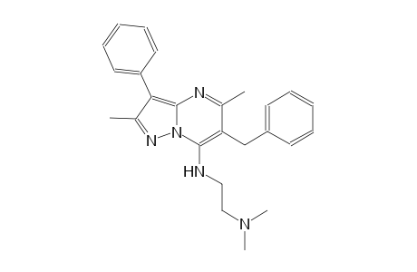 N~1~-(6-benzyl-2,5-dimethyl-3-phenylpyrazolo[1,5-a]pyrimidin-7-yl)-N~2~,N~2~-dimethyl-1,2-ethanediamine