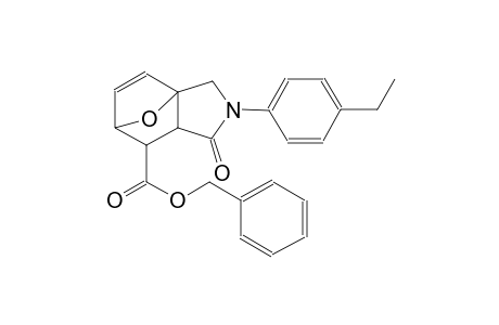 benzyl 3-(4-ethylphenyl)-4-oxo-10-oxa-3-azatricyclo[5.2.1.0~1,5~]dec-8-ene-6-carboxylate