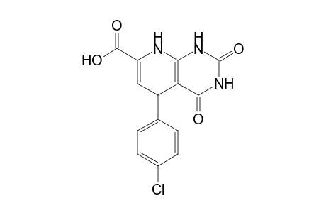 5-(p-Chlorophenyl)-1,2,3,4,5,8-hexahydro-2,4-dioxopyrido[2,3-d]pyrimidine-7-carboxylic Acid