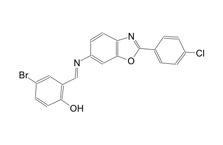 phenol, 4-bromo-2-[(E)-[[2-(4-chlorophenyl)-6-benzoxazolyl]imino]methyl]-
