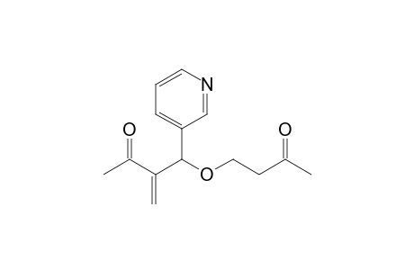 4-(3-Oxo-butoxy)-4-(3-pyridyl)-3-methylenebutan-2-one