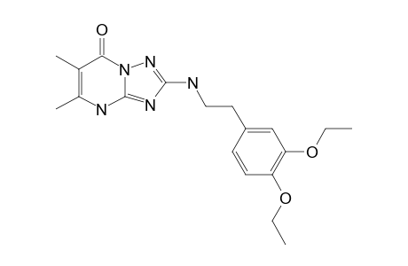 2-[(3,4-DIETHOXYPHENYL)-ETHYLAMINO]-6,7-DIMETHYL-1,2,4-TRIAZOLO-[1,5-A]-PYRIMIDIN-5(8H)-ONE