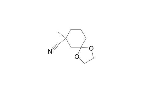7-Methyl-1,4-dioxaspiro[4.5]decane-7-carbonitrile