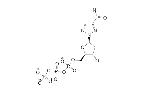 2-(2'-DEOXY-BETA-D-ERYTHRO-PENTOFURANOSYL)-(2H)-1,2,3-TRIAZOLE-4-CARBOXAMIDE-5'-TRIPHOSPHATE