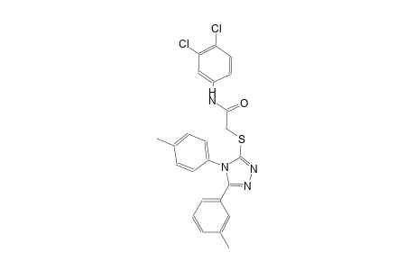 N-(3,4-dichlorophenyl)-2-{[5-(3-methylphenyl)-4-(4-methylphenyl)-4H-1,2,4-triazol-3-yl]sulfanyl}acetamide