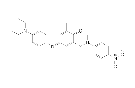 2,5-Cyclohexadien-1-one, 4-[[4-(diethylamino)-2-methylphenyl]imino]-2-methyl-6-[[methyl(4-nitrophenyl)amino]methyl]-