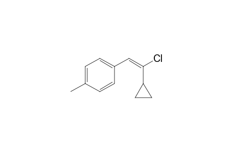 Benzene, 1-(1-chloro-2-cyclopropylethenyl)-4-methyl-, (E)-