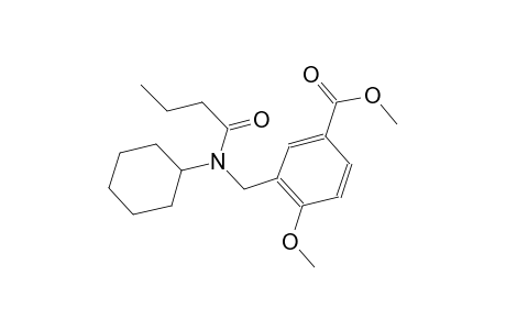 methyl 3-{[butyryl(cyclohexyl)amino]methyl}-4-methoxybenzoate