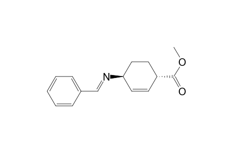 2-Cyclohexene-1-carboxylic acid, 4-[(phenylmethylene)amino]-, methyl ester, [1.alpha.,4.beta.(E)]-