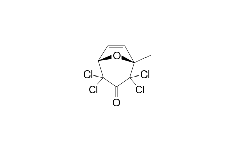 2,2,4,4-TETRACHLORO-1-METHYL-8-OXABICYCLO-[3.2.1]-OCT-6-EN-3-ONE