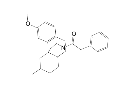 Morphinan, 3-methoxy-6-methyl-17-(phenylacetyl)-, (6.alpha.)-