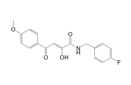 (2Z)-N-(4-fluorobenzyl)-2-hydroxy-4-(4-methoxyphenyl)-4-oxo-2-butenamide
