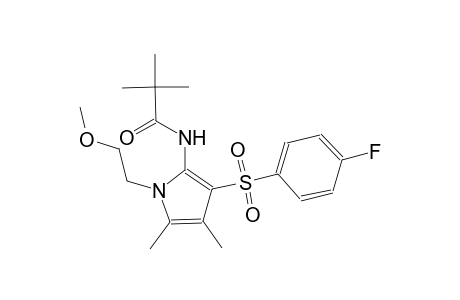 propanamide, N-[3-[(4-fluorophenyl)sulfonyl]-1-(2-methoxyethyl)-4,5-dimethyl-1H-pyrrol-2-yl]-2,2-dimethyl-