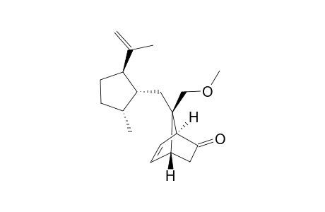 (1S,4R,7R,1'R,2'R,5'R)-7-(Methoxymethyl)-7-[[5'-Methyl-2'-(1''-methylethenyl)cyclopentyl]methyl]bicyclo[2.2.1]hept-5-ene-2-one