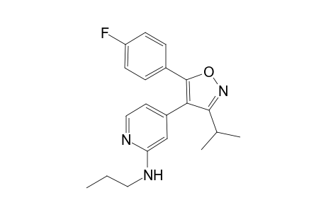 4-[5-(4-Fluorophenyl)-3-isopropylisoxazol-4-yl]-pyridin-2-yl-propylamine