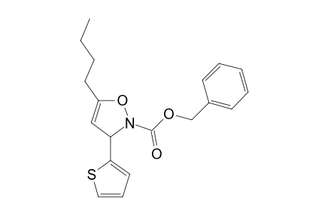 Benzyl 5-butyl-3-(thiophen-2-yl) isoxazole-2(3H)-carboxylate
