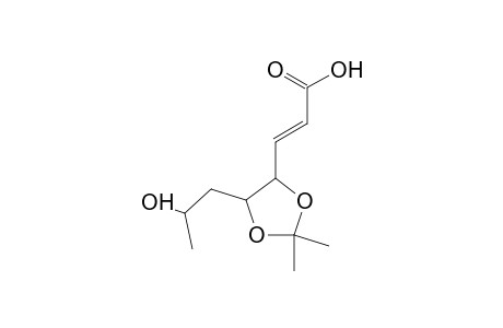 1-c-[(E)-2-Carboxyethenyl]-3,5-dideoxy-1,2-O-(1-methylethylidene)pentitol