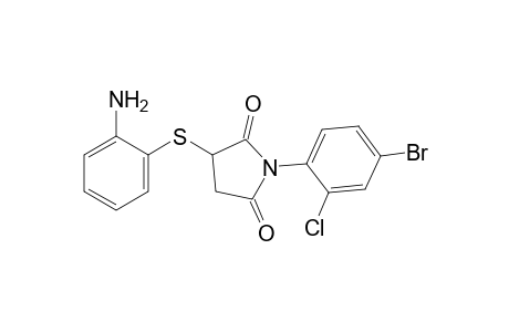 2-[(o-aminophenyl)thio]-N-(4-bromo-2-chlorophenyl)succinimide