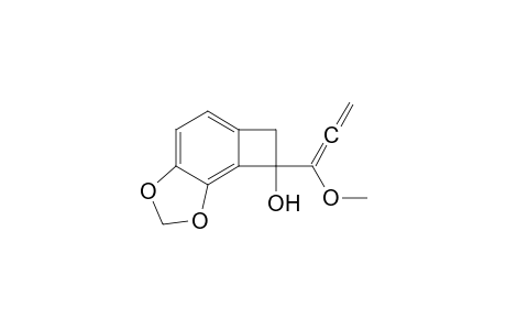 1,2-Dihydro-1-(1-methoxypropadienyl)-5,6-(methylenedioxy)benzocyclobuten-1-ol