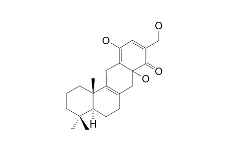 PHYLLOSPINARONE;7A,11-DIHYDROXY-9-HYDROXYMETHYL-1,2,3,4,4A,5,6,7,7A,12,12B-UNDECAHYDRO-4,4,12B-TRIMETHYLBENZ-[A]-ANTHRACEN-8-ONE