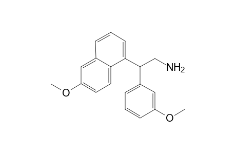 2-[2-(6-Methoxynaphthalenyl)]-2-(3-methoxyphenyl)ethylamine