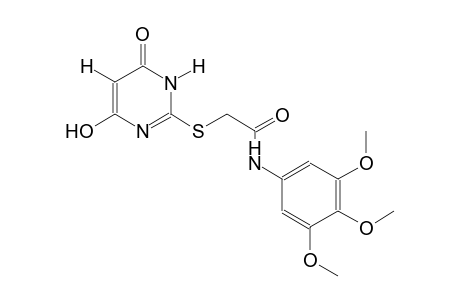 acetamide, 2-[(1,6-dihydro-4-hydroxy-6-oxo-2-pyrimidinyl)thio]-N-(3,4,5-trimethoxyphenyl)-