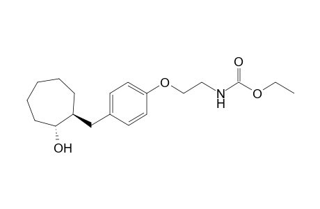 Ethyl (trans)-N-{2-[4'-(2"-hydroxycyclohept-1"-ylmethyl)phenoxy]ethyl]carbamate