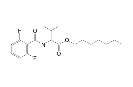 L-Valine, N-(2,6-difluorobenzoyl)-, heptyl ester