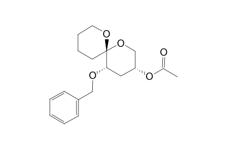 [3R*,5S*,6S*]-5-BENZYLOXY-1,7-DIOXASPIRO-[5.5]-UNDEC-3-YL-ACETATE