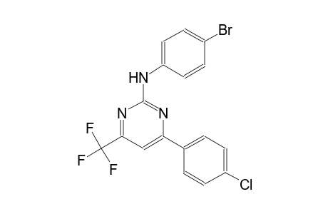 N-(4-bromophenyl)-4-(4-chlorophenyl)-6-(trifluoromethyl)-2-pyrimidinamine