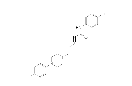 urea, N-[3-[4-(4-fluorophenyl)-1-piperazinyl]propyl]-N'-(4-methoxyphenyl)-