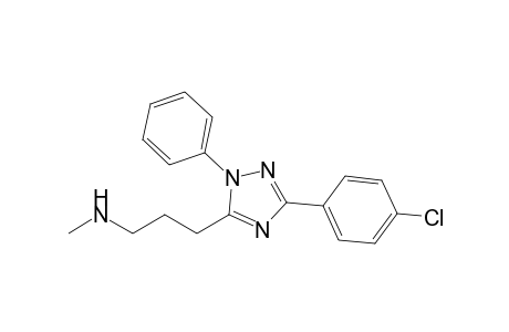 3-(4-Chlorophenyl)-1-(phenyl)-5-[N-(3-methylamino)propyl]-1,2,4-triazole