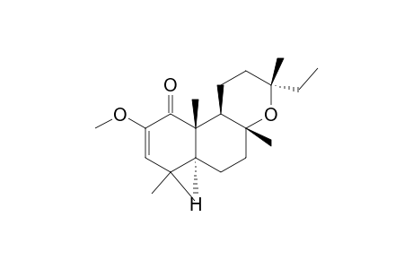 8,13-epoxy-2-methoxylabd-2-en-1-one