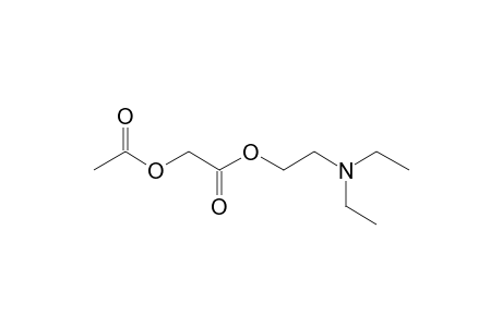 Acetoxyacetic acid, 2-diethylaminoethyl ester