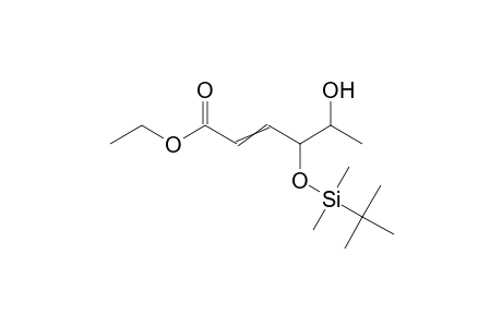 Ethyl (4r*,5r*)-(e)-5-hydroxy-4-(tert-butyldimethylsilyl)oxy-2-hexenoate