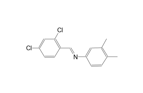 benzenamine, N-[(E)-(2,4-dichlorophenyl)methylidene]-3,4-dimethyl-