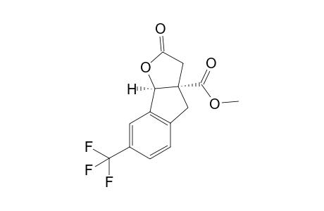Methyl 7-(trifluoromethyl)-2-oxo-3,3a,4,8b-tetrahydro-2H-indeno[1,2-b]furan-3a-carboxylate