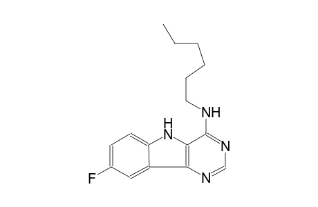 8-fluoro-N-hexyl-5H-pyrimido[5,4-b]indol-4-amine