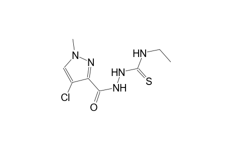 2-[(4-chloro-1-methyl-1H-pyrazol-3-yl)carbonyl]-N-ethylhydrazinecarbothioamide