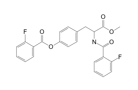 L-Tyrosine, N,o-bis(2-fluorobenzoyl)-, methyl ester