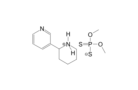 2-(pyridin-3-yl)piperidin-1-ium O,O-dimethyl phosphorodithioate