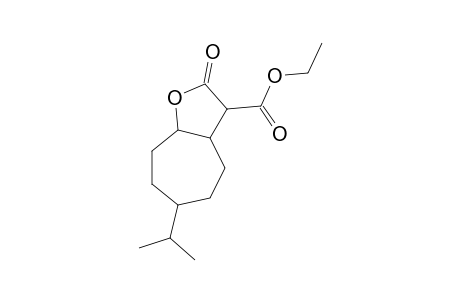 3-Ethoxycarbonyl-6-isopropyl-1-oxa-3,3a,4,5,6,7,8,8a-octahydroazulen-2(1h)-one