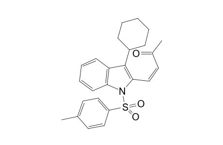 (Z)-4-(3-Cyclohexyl-1-tosyl-1H-indol-2-yl)but-3-en-2-one