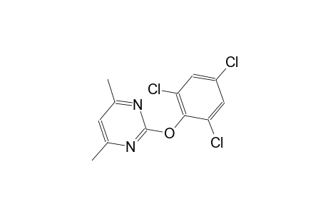 pyrimidine, 4,6-dimethyl-2-(2,4,6-trichlorophenoxy)-