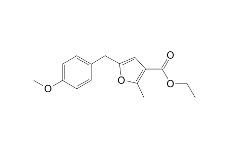 5-(4-Methoxybenzyl)-2-methyl-3-furancarboxylic acid ethyl ester