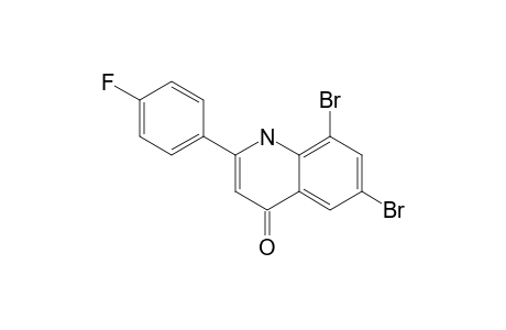 6,8-DIBROMO-2-(4-FLUOROPHENYL)-QUINOLIN-4(1H)-ONE