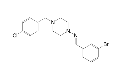 1-piperazinamine, N-[(E)-(3-bromophenyl)methylidene]-4-[(4-chlorophenyl)methyl]-